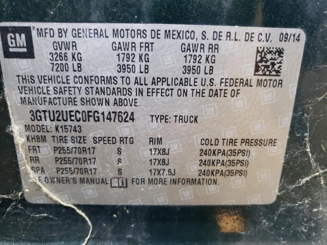 3GTU2UEC0FG147624 GMC Sierra K1500 Sle