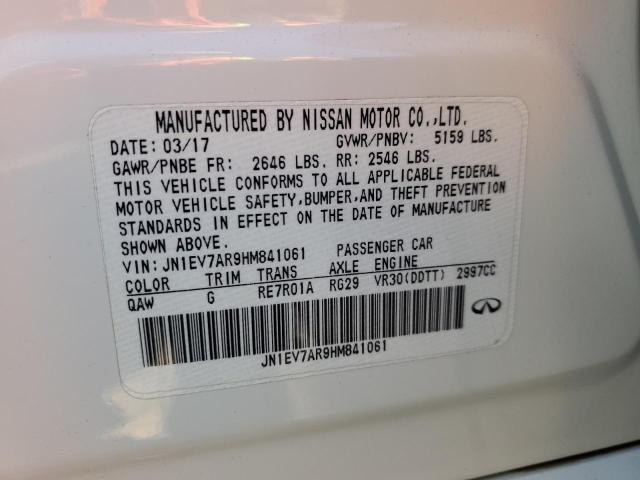 JN1EV7AR9HM841061 Infiniti Q50 Premium