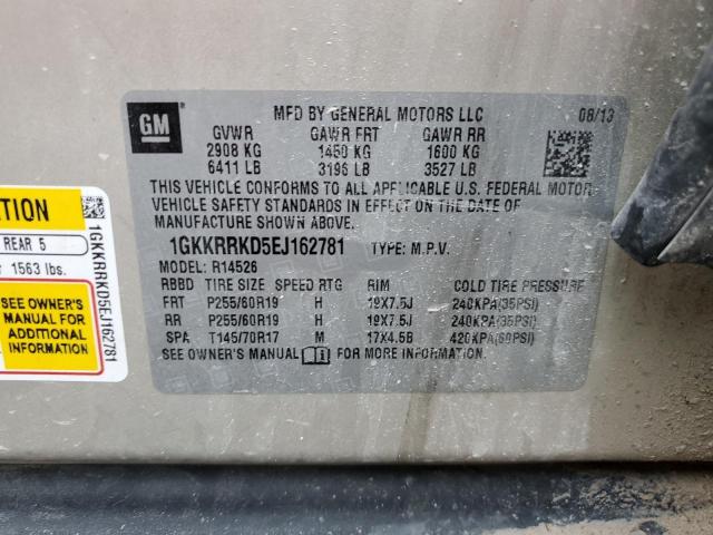 1GKKRRKD5EJ162781 GMC Acadia Slt-1