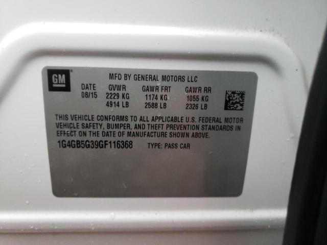 1G4GB5G39GF116368 Buick Lacrosse