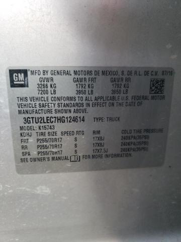 3GTU2LEC7HG124614 GMC Sierra K1500