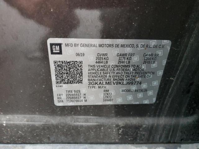 3GKALMEV8KL399774 GMC Terrain Sle