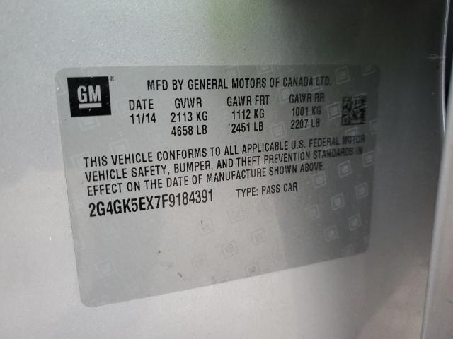 2G4GK5EX7F9184391 Buick Regal