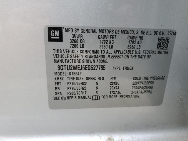3GTU2WEJ6EG527785 GMC Sierra K1500 Denali