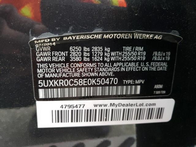 5UXKR0C58E0K50470 BMW X5 Xdrive35i