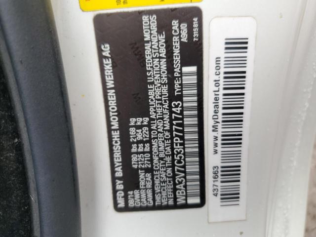 WBA3V7C53FP771743 BMW 428 I Sulev