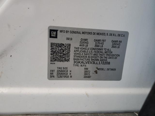3GKALVEV3LL172208 GMC Terrain Slt