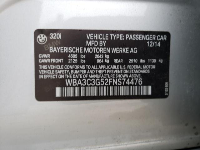WBA3C3G52FNS74476 BMW 320 I Xdrive