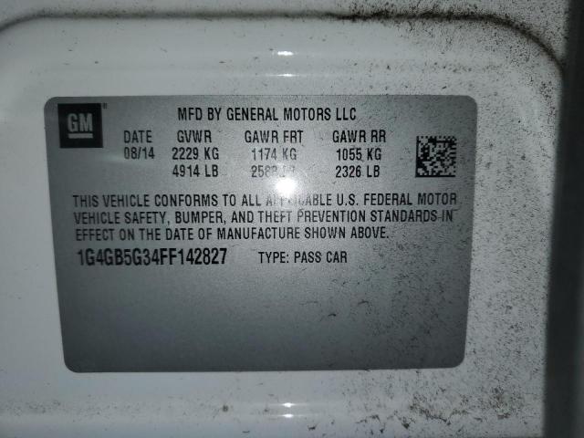 1G4GB5G34FF142827 Buick Lacrosse