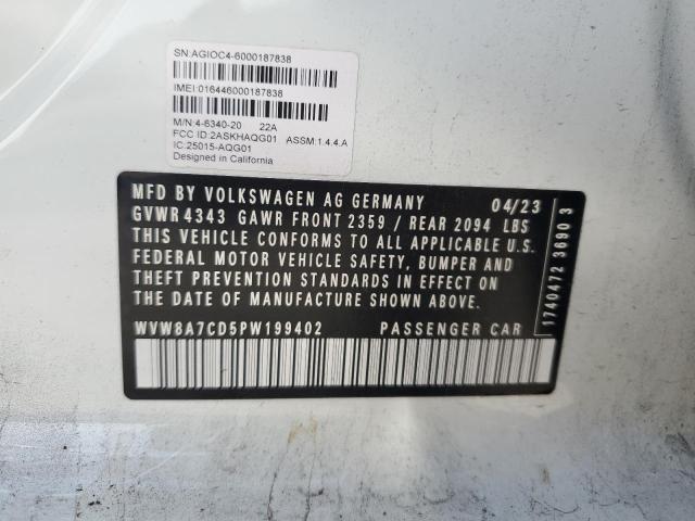 WVW8A7CD5PW199402 Volkswagen Gti 40th Anniversary