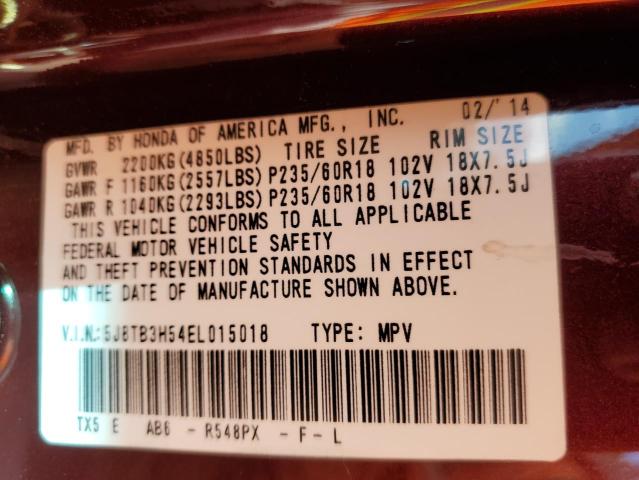 5J8TB3H54EL015018 Acura Rdx Technology