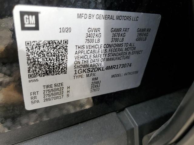 1GKS2DKL4MR173074 GMC YUKON DENALI