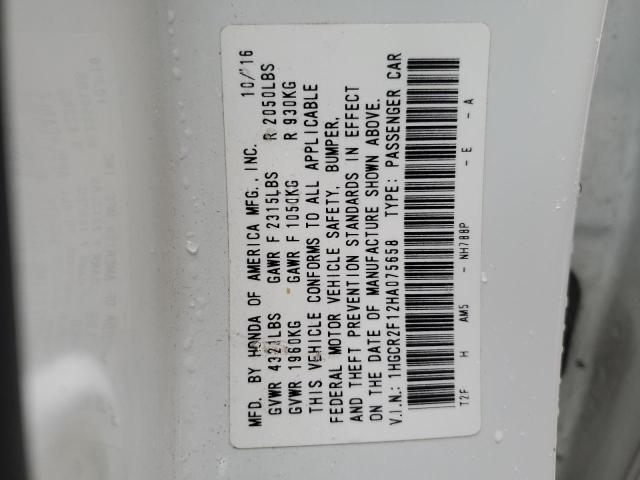 1HGCR2F12HA075658 Honda Accord Sport Special Edition