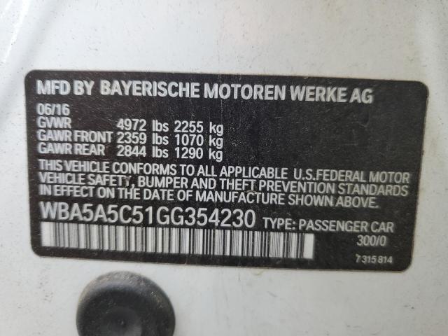 WBA5A5C51GG354230 BMW 528 I