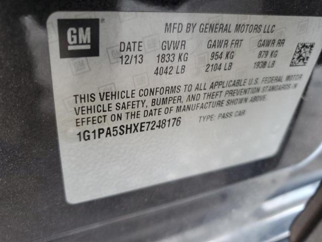 1G1PA5SHXE7248176 Chevrolet CRUZE LS