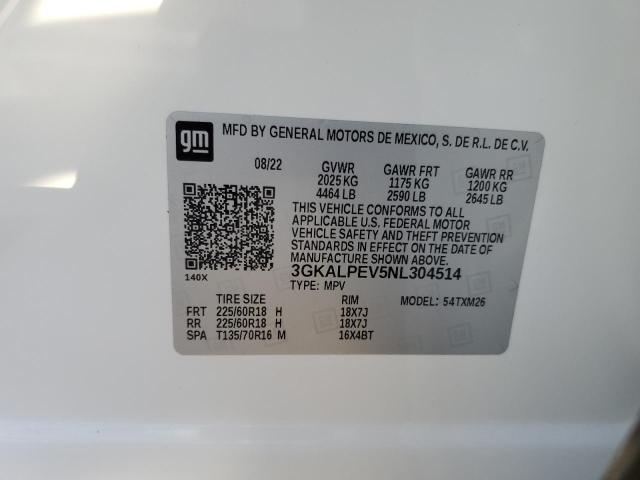 3GKALPEV5NL304514 GMC Terrain Slt