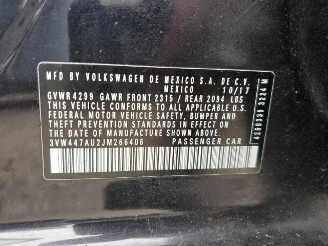 3VW447AU2JM266406 Volkswagen GTI S/SE