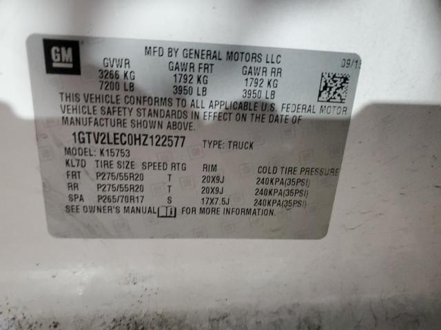 1GTV2LEC0HZ122577 GMC Sierra K1500