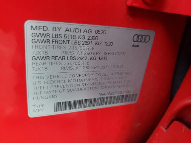 WA1AECF34L1102127 Audi Q3 PREMIUM