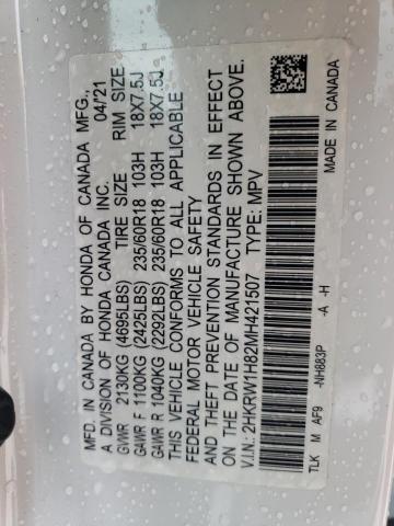 2HKRW1H82MH421507 Honda CR-V EXL