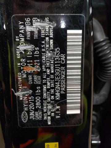 KMHGN4JE3GU113635 Hyundai Genesis 3.8l