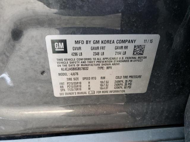 KL4CJASB8GB578032 Buick Encore