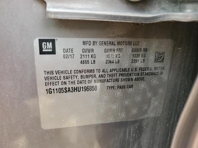 1G1105SA3HU196858 Chevrolet IMPALA LT