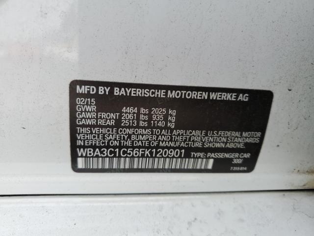 WBA3C1C56FK120901 BMW 328 I Sulev