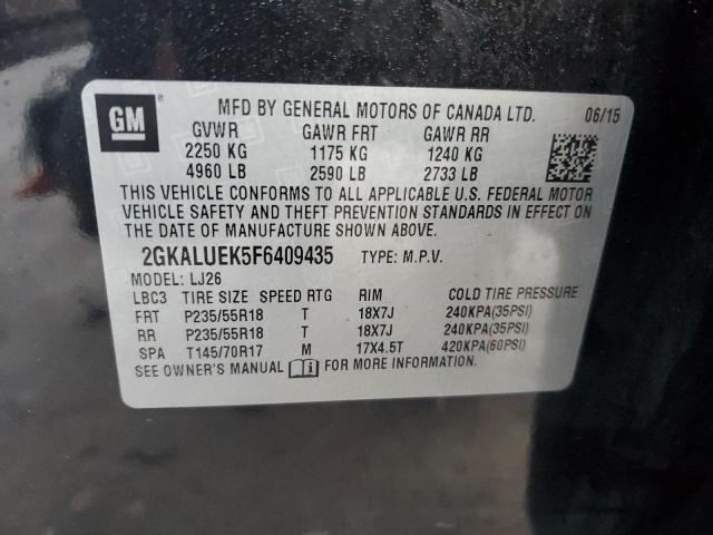 2GKALUEK5F6409435 GMC Terrain Denali