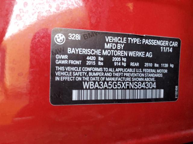 WBA3A5G5XFNS84304 BMW 328 I