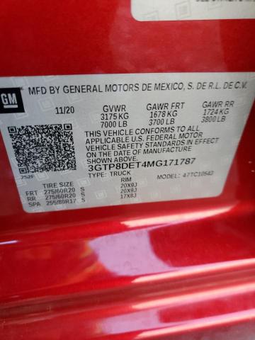 3GTP8DET4MG171787 GMC Sierra C1500 Slt