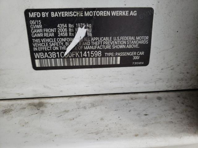 WBA3B1C50FK141598 BMW 320 I