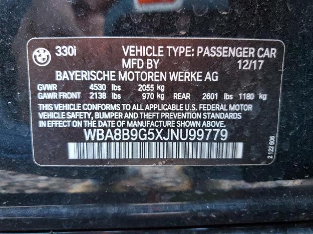 WBA8B9G5XJNU99779 BMW 330 I