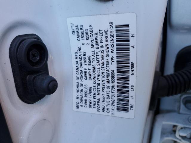 2HGFC1F79HH658064 Honda CIVIC EXL
