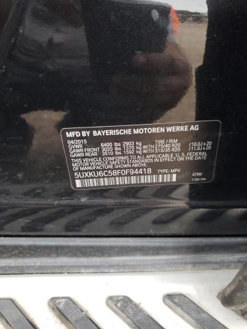 5UXKU6C58F0F94418 BMW X6 Xdrive50i