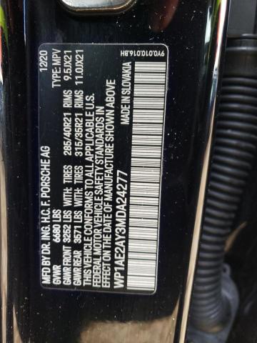 WP1AE2AY3MDA24277 Porsche Cayenne E-hybrid
