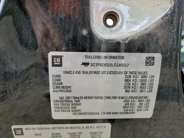 3GTP8DED2LG145017 GMC Sierra C1500 Slt