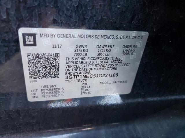 3GTP1NEC5JG234188 GMC Sierra C1500 Slt