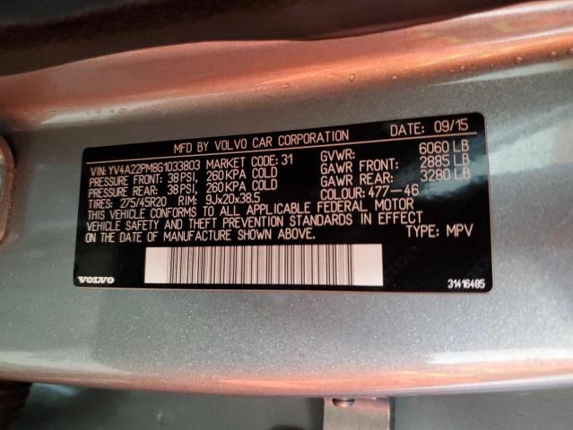 YV4A22PM8G1033803 Volvo XC90 T6