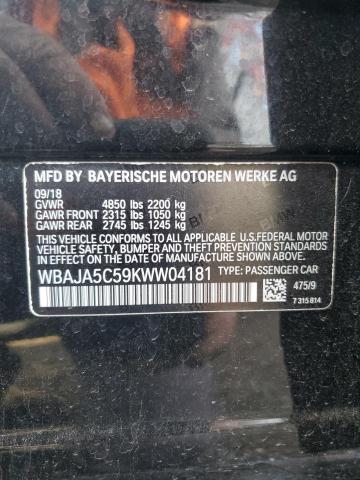 WBAJA5C59KWW04181 BMW 530 I