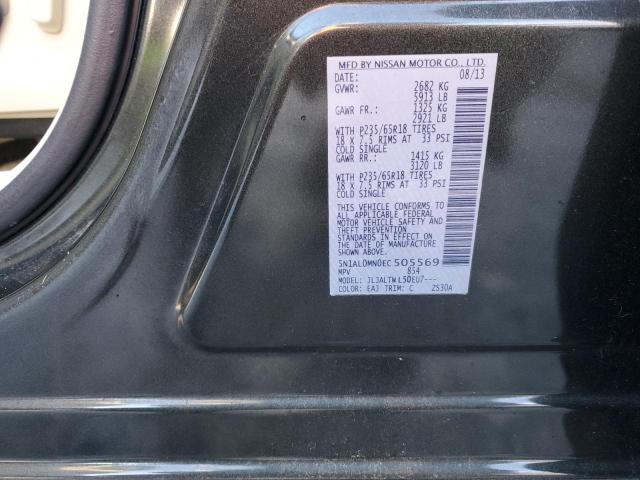 5N1AL0MN0EC505569 Infiniti QX60