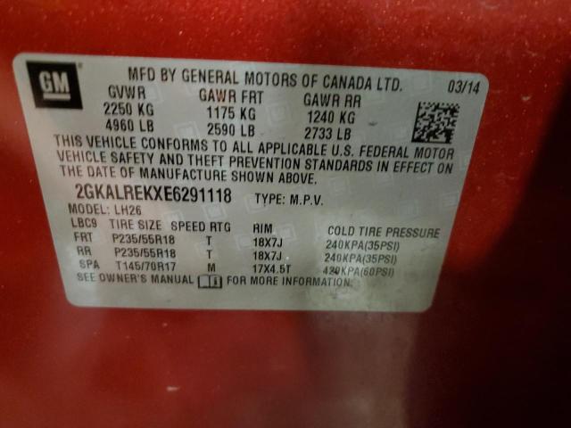 2GKALREKXE6291118 GMC Terrain Sle