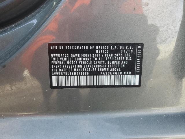 3VWE57BU6KM149980 Volkswagen JETTA SEL