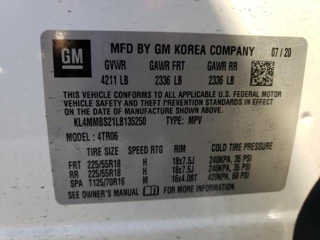 KL4MMBS21LB135250 Buick Encore Gx Preferred