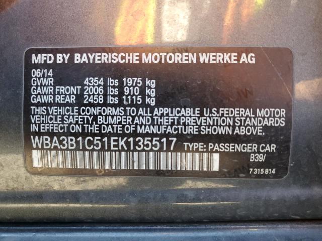 WBA3B1C51EK135517 BMW 320 I
