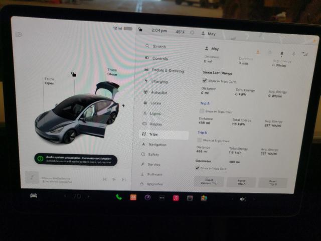 5YJ3E1EB3PF664187 Tesla MODEL 3