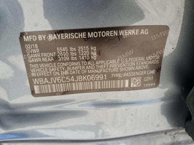 WBAJV6C54JBK06991 BMW 640 Xigt