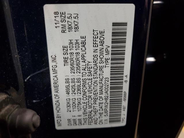 5J6RW2H82JA002723 Honda CR-V EXL
