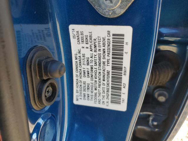 2HGFB6E5XEH702682 Honda CIVIC SI