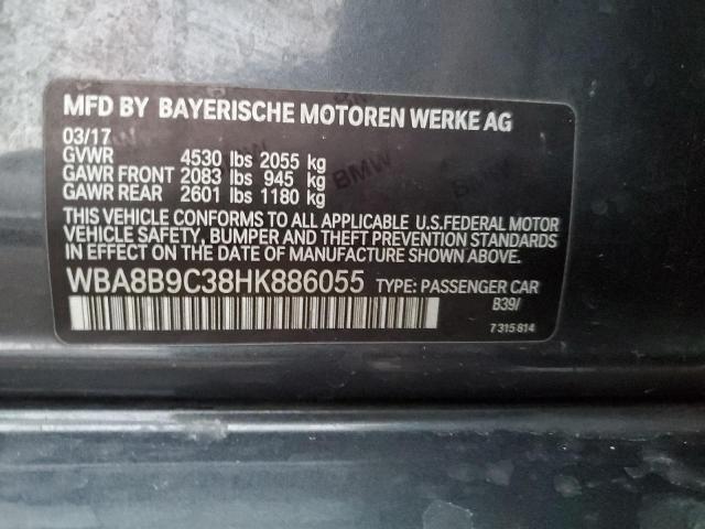 WBA8B9C38HK886055 BMW 330 I